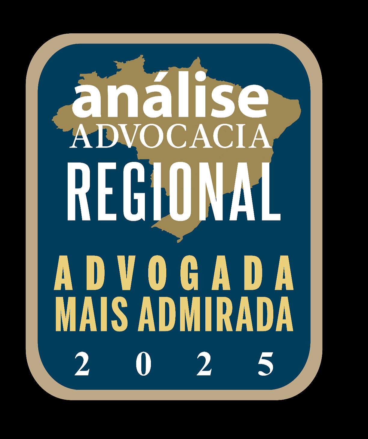 Análise Advocacia Regional, Advogada Mais Admirada 2025